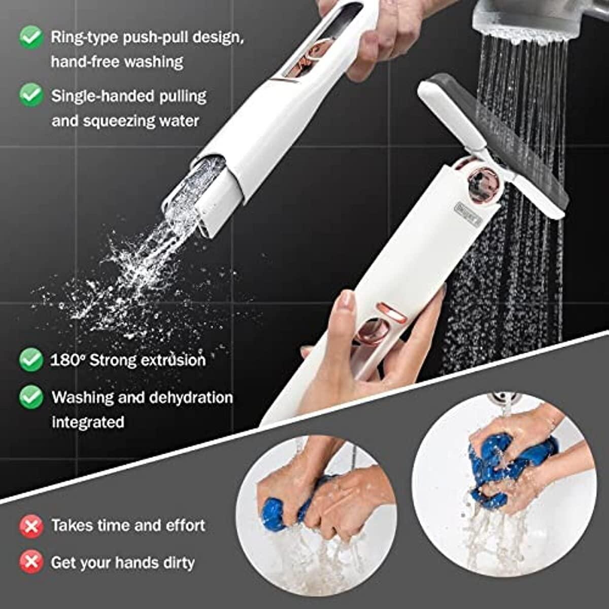 InstaMop™ – Quick Clean, Zero Hassle | Self-Squeezing Roller