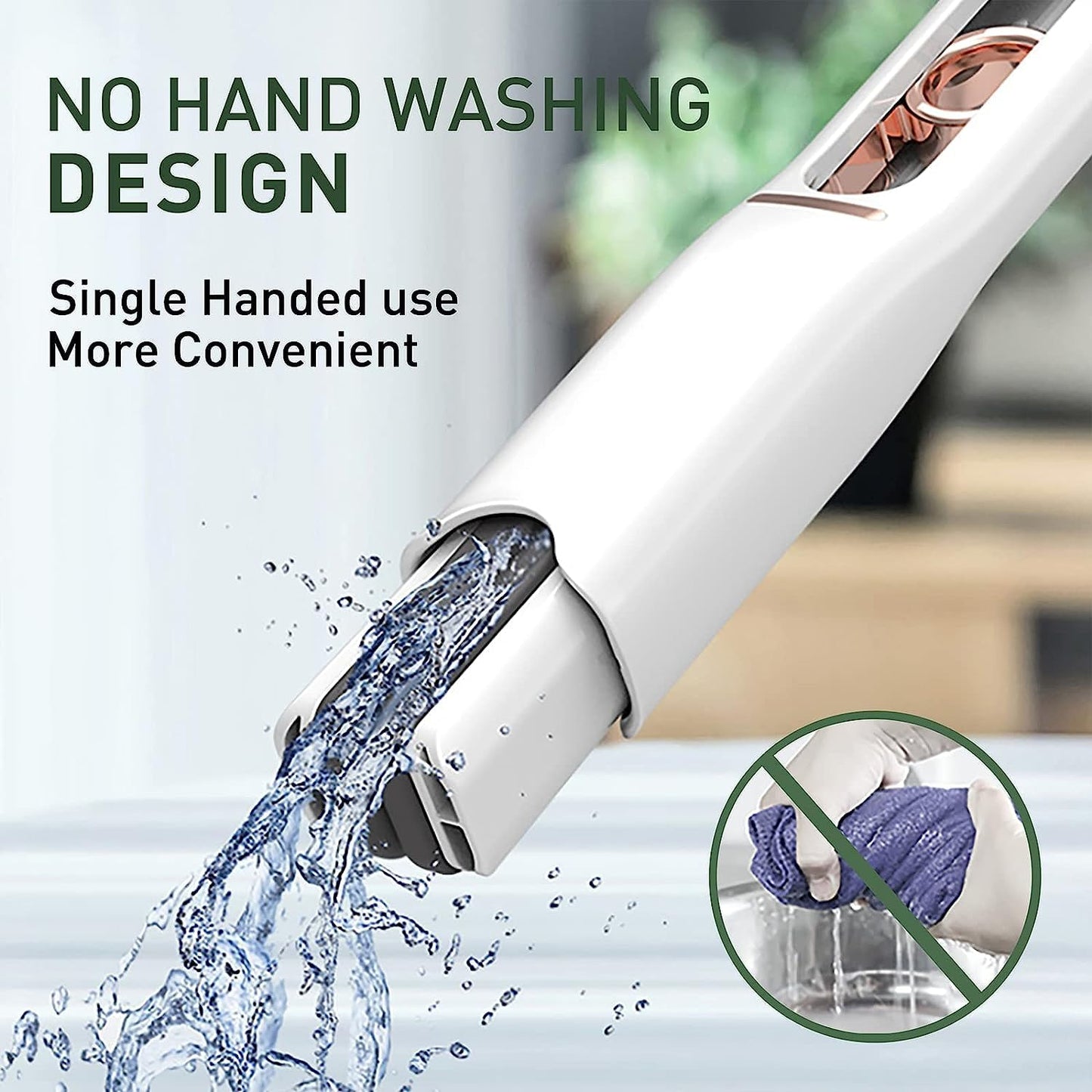 InstaMop™ – Quick Clean, Zero Hassle | Self-Squeezing Roller